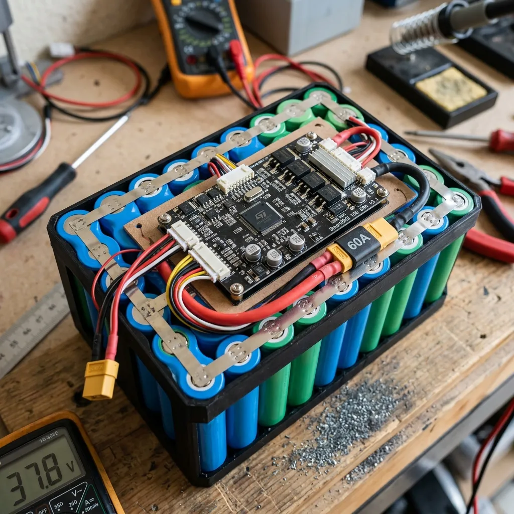 Schéma Zapojení Elektrokoloběžky: Návod a Tipy 2 BMS a baterie elektrokoloběžky bezpečnostní zapojení